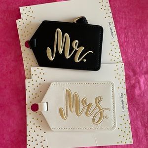 Me. And Mrs luggage tag set  NWT.